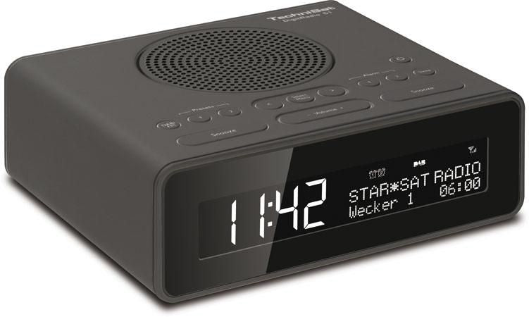 Technisat DigitRadio 51 anthracit DigitRadio 51, Clock, Digital, DAB,FM, 87.5 - 108 MHz, 174 - 240 MHz, 1.5 W