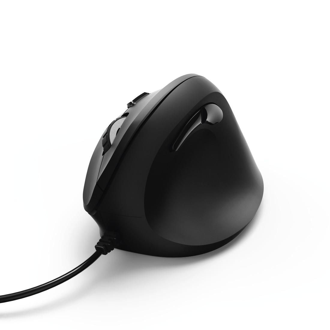 Hama Mouse EMC-500 Ergo. Vert. Blk EMC-500, Right-hand, Optical, USB, 1800 DPI, Black