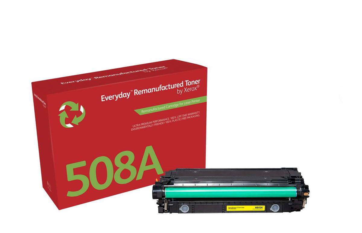 Xerox 006R03469 HP 508A Yellow Toner Yellow Toner Cartridge. Equivalent To Hp Cf362A, 5000 pages, Yellow, 1 pc(s)