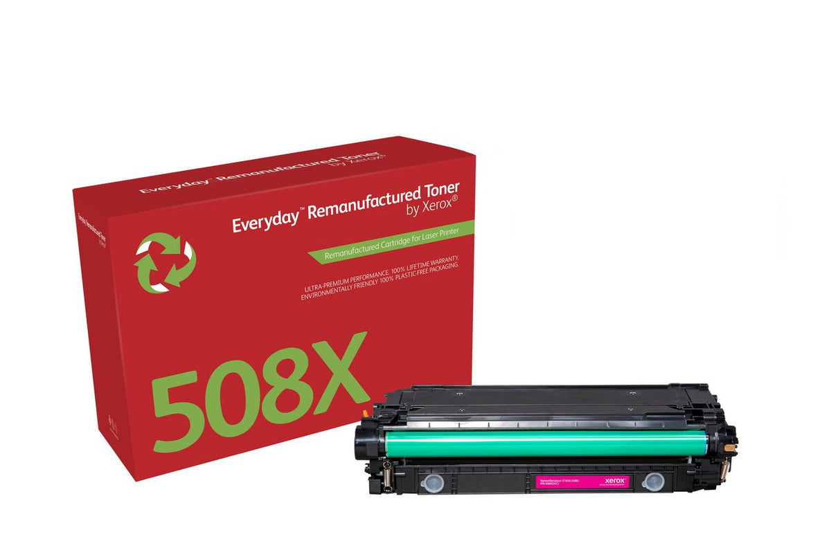 Xerox MAGENTA TONER CARTRIDGE Magenta toner cartridge. Equivalent to HP CF363X. Compatible with HP Colour LaserJet Enterprise M552,
