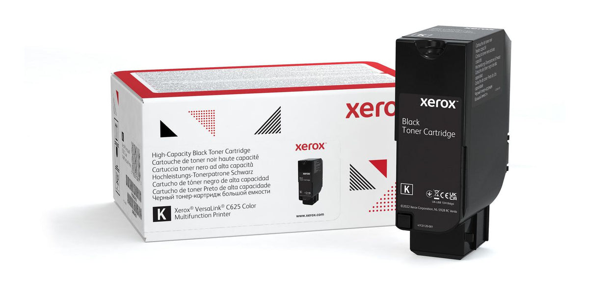 Xerox Rsalink C625 Color Multifunction Printer Black High Capacity Toner Cartridge (25,000 Pages) - 006R04636