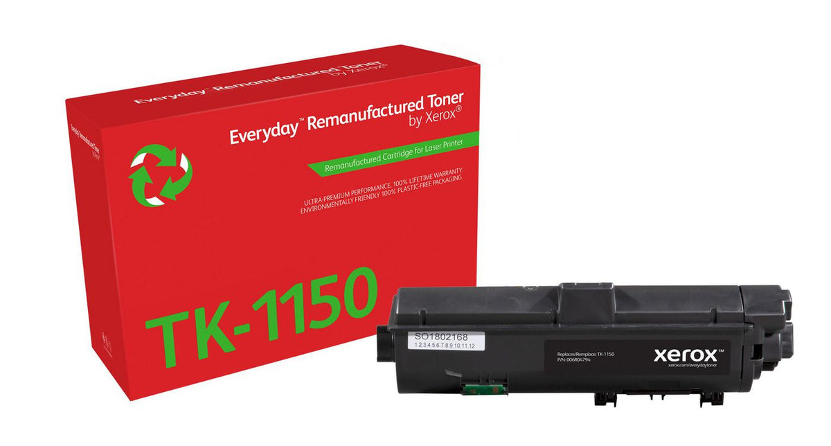 Xerox Ay Remanufactured Everyday Black Remanufactured Toner By Xerox Compatible With Kyocera Tk-1150, Standard Capacity