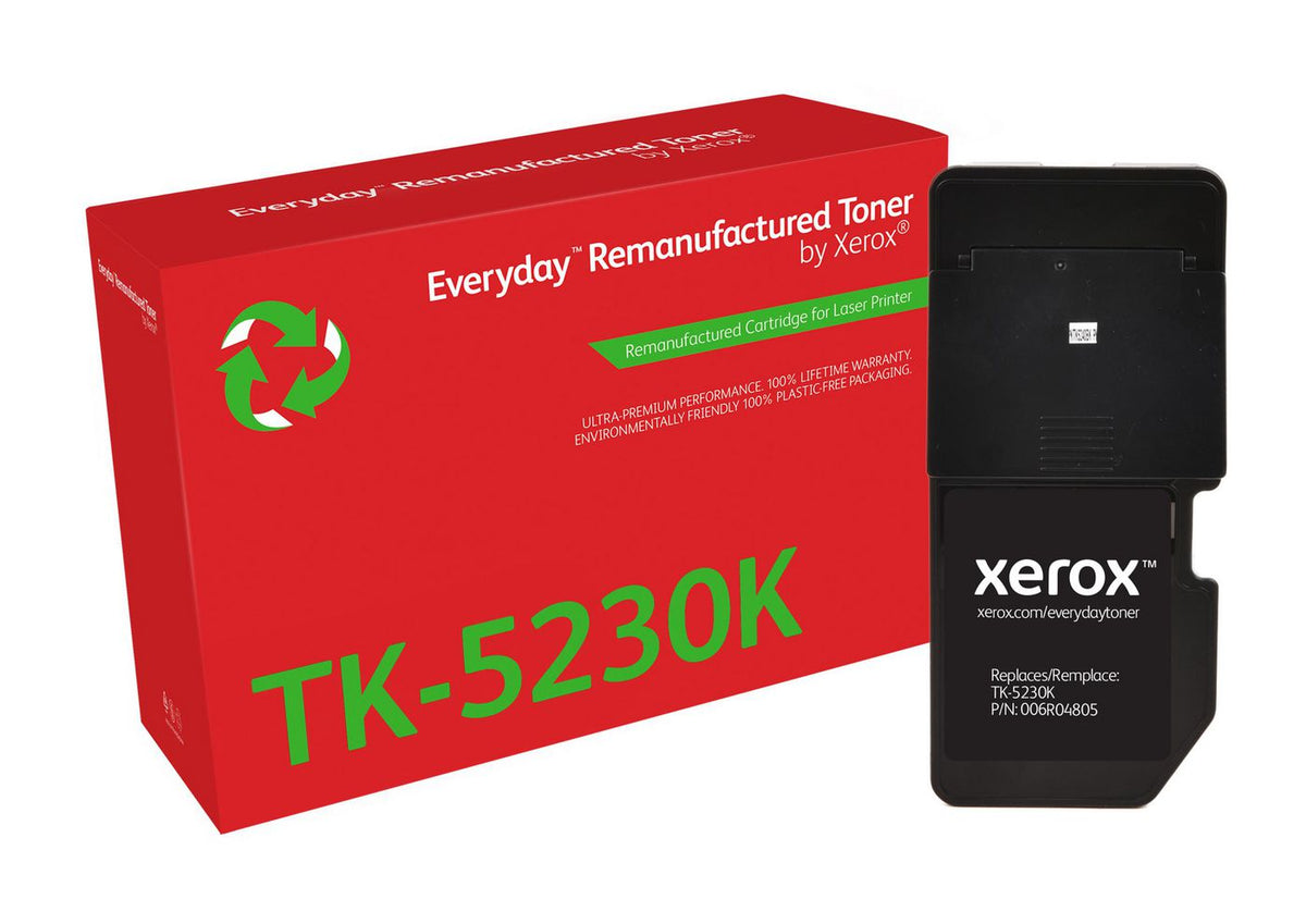 Xerox Ay Remanufactured Everyday Black Remanufactured Toner By Xerox Compatible With Kyocera Tk-5230K, Standard Capacity