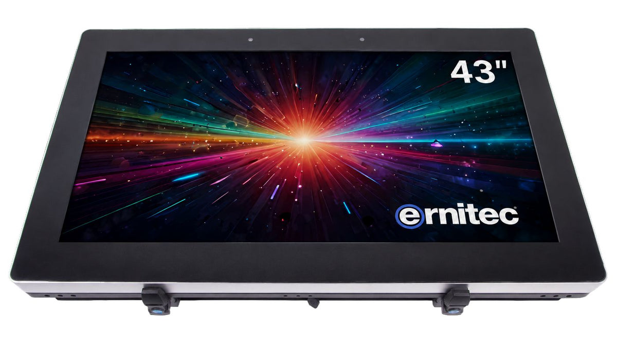 Ernitec 43" 24/7 4K UHD Monitor - Vandal & Waterproof - High Brightness 3000 NITS - Landscape