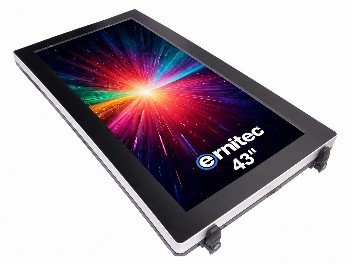 Ernitec 43" 24/7 4K UHD -Vandal & Waterproof - High Brightness 3000 NITS - Portrait Mode
