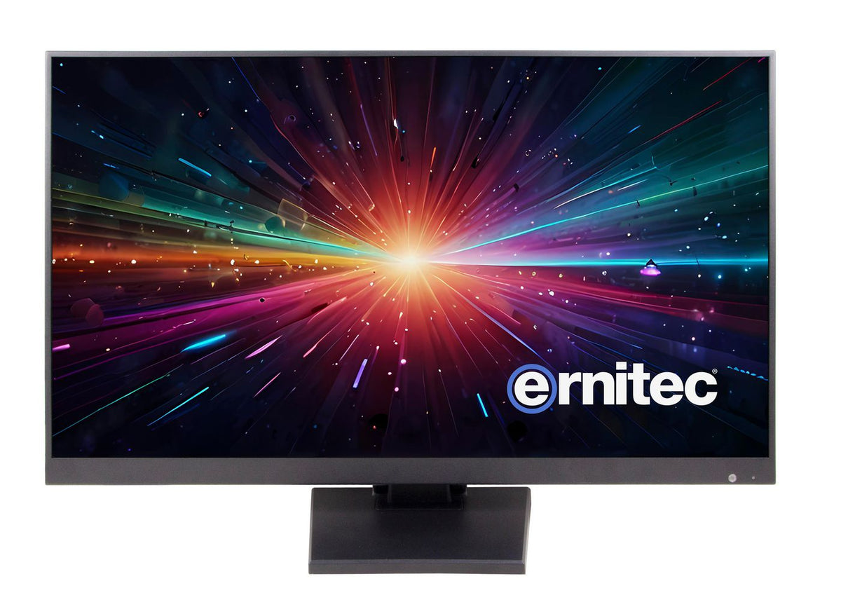 Ernitec 22" Surveillance monitor for 24/7 Use, 1080P Resolution 1 x HDMI 2.0, 1 x VGA, 2 x BNC inputs. 1 x BNC output, 2 x Speakers, AC mains,