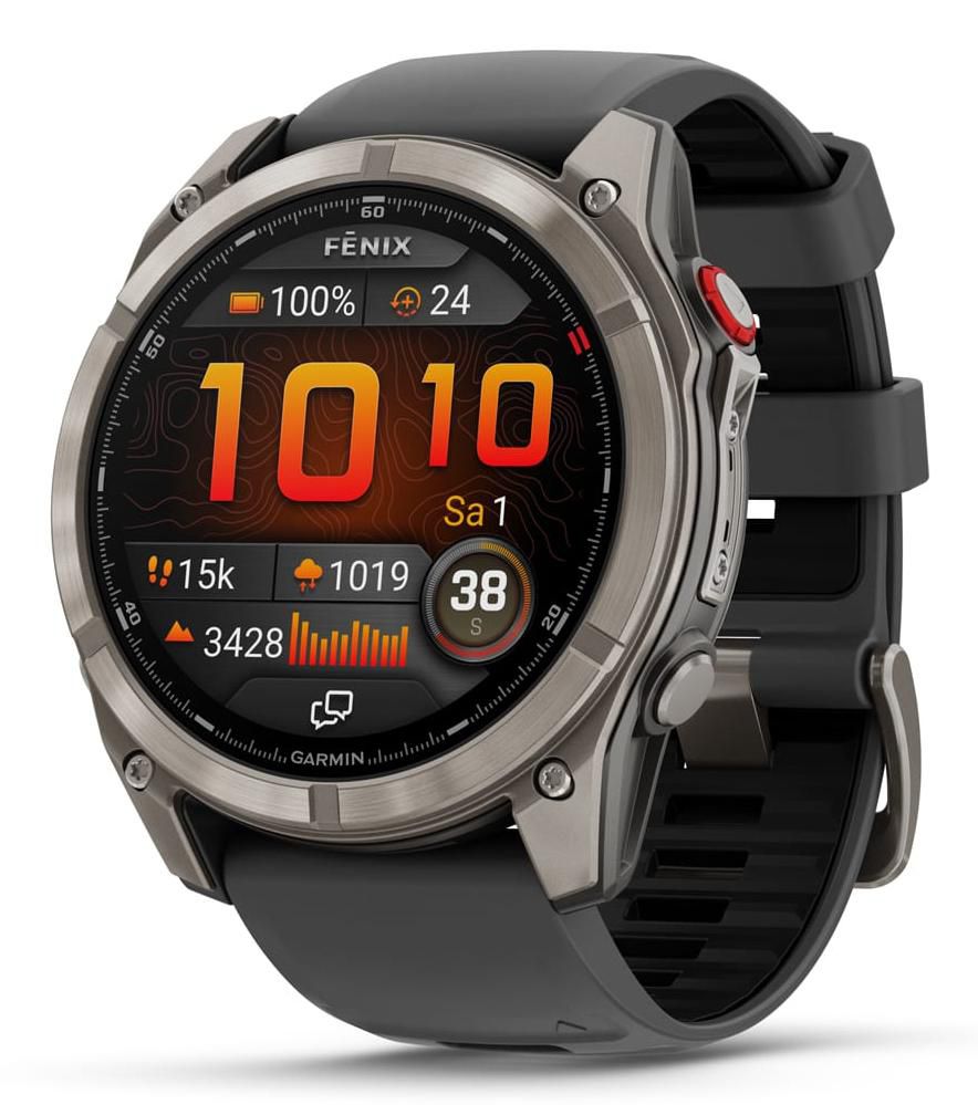Garmin Fenix 8 Pro 3.56 Cm (1.4") Amoled 51 Mm Digital 454 X 454 Pixels Touchscreen Graphite, Titanium Wi-Fi Gps (Satellite)