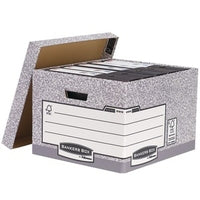 Bankers Box BANKERS BOX STOR BOX LARGE GREY PK10