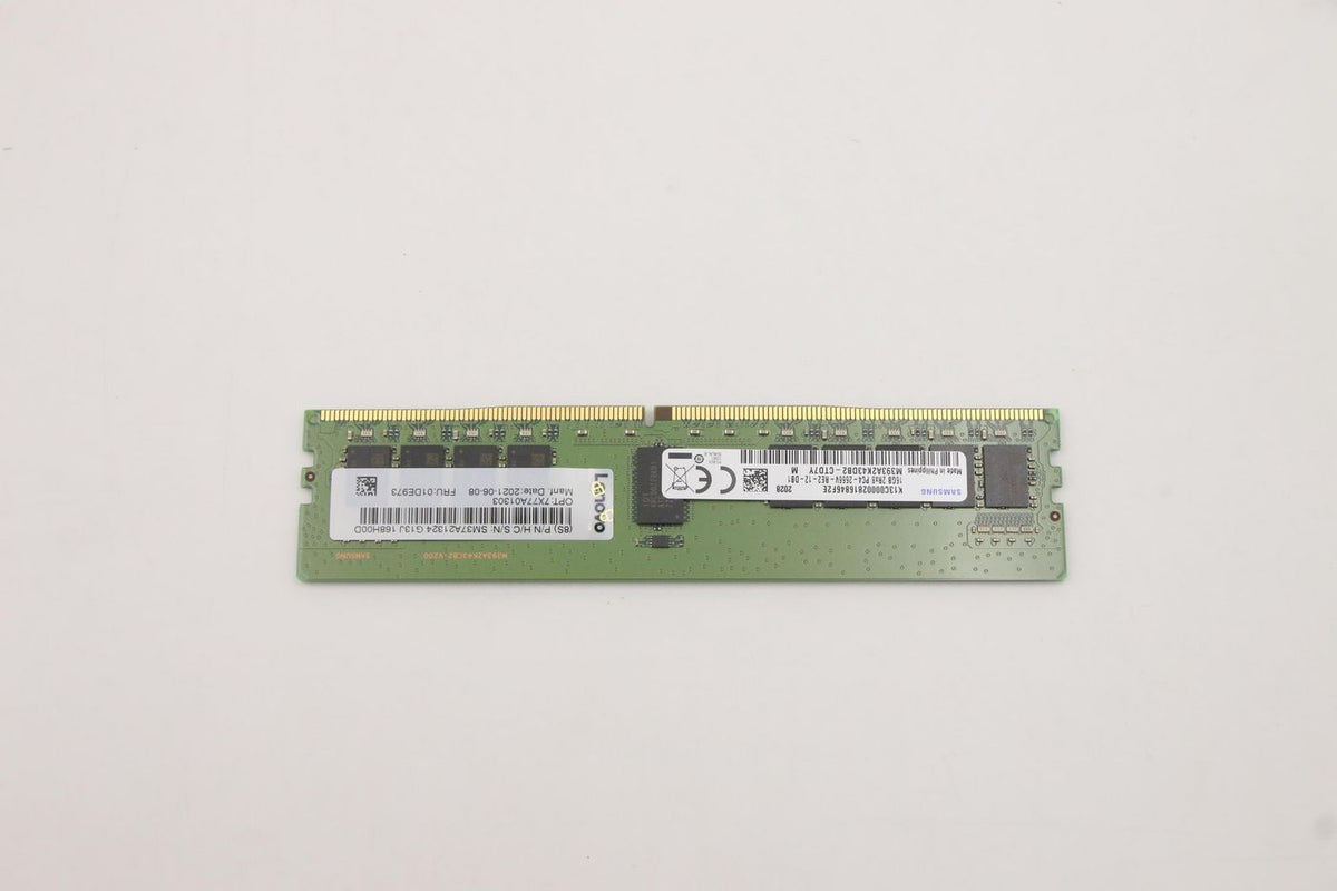 Lenovo ThinkSystem 16GB TruDDR4 2666 MHz (2Rx8 1.2V) RDIMM **New Retail** 2Rx8 1.2V - 16