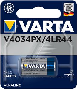 Varta Batterie Alkaline, V4034PX, 6V -V4034PX, Single-use battery, 4SR44, Alkaline, 6 V, 1 pc(s), 100 mAh