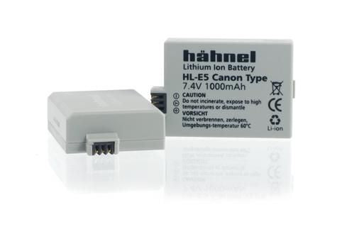 Hähnel DK BATTERY CANON HL-E5 HL-E5 for Canon Digital Camera, 1000 mAh, 7.4 V, Lithium-Ion (Li-Ion)