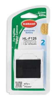 Hähnel DK BATTERY FUJI HL-F126 HL-F126, Fujifilm, 1070 mAh, 7.2 V, Lithium-Ion (Li-Ion)