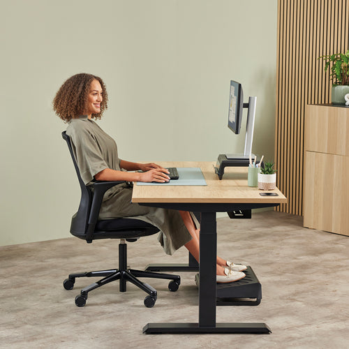 Fellowes Vertical Wireless Mouse Breyta Plus+ Ergonomic Left Handed Vertical Mouse with Antibacterial Protection Medium