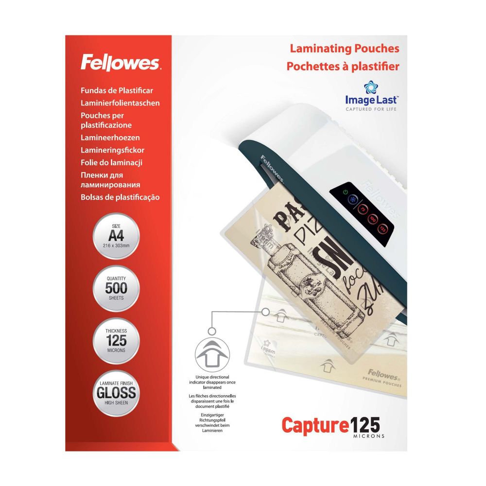 Fellowes LAM POUCH 250MIC A4 PK500