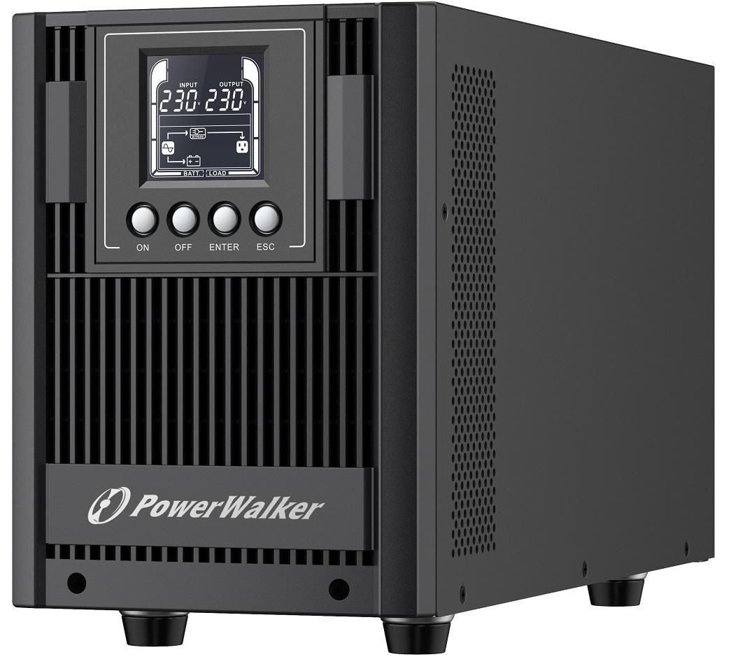 PowerWalker VFI 2000 AT UPS 2000VA/1800W Online UPS, Intelligent Slot, HID driver, Easy to Connect Battery Pack VFI 2000 AT, Double-conversion