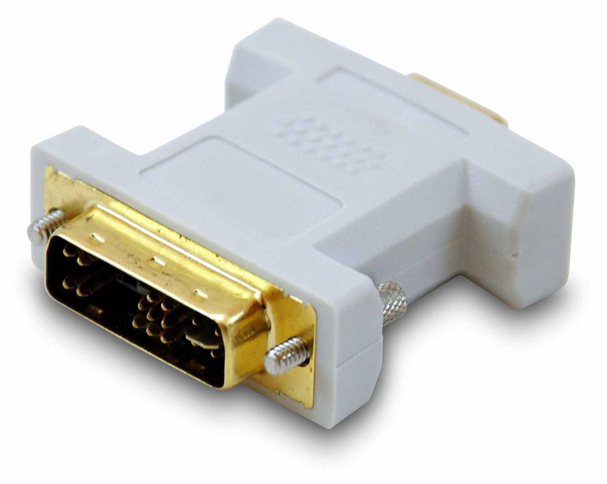 Equip DVI Equip VGA analog 12+5/15 S DVI-A to HD15 VGA Adapter, DVI-A, VGA, Male/Female, Beige