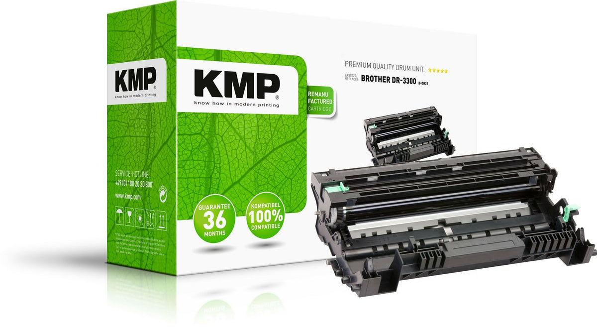 KMP Printtechnik AG B-DR21 Drum Unit compatible DCP 8155 DN Brother DCP 8250 DN Brother HL 5440 D Brother HL 5450 Brother HL 5450 D ..., DR3300