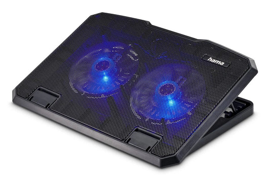 Hama Black Metal laptop cooling pad 39.6 cm (15.6")
