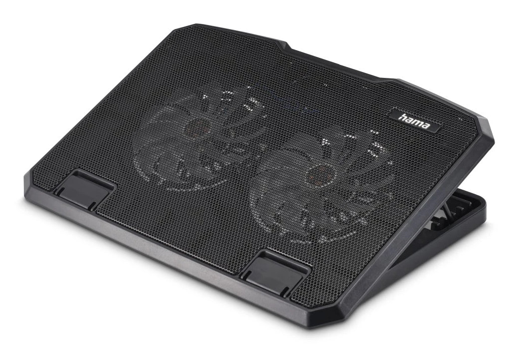 Hama Black Metal laptop cooling pad 39.6 cm (15.6")