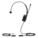 Yealink YHS36 Headset Wired Head-band Office/Call center Black, Silver