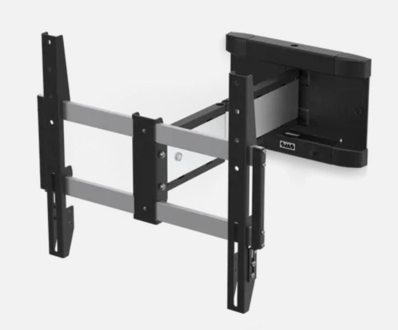 SMS Icon 3D Medium, Wall Bracket, Display Size 32"-46", Max. 25kg, VESA 100x100 - 400x400, Swivel: -90°/+-90°, Tilt: +9°/-2°, Alu/Black