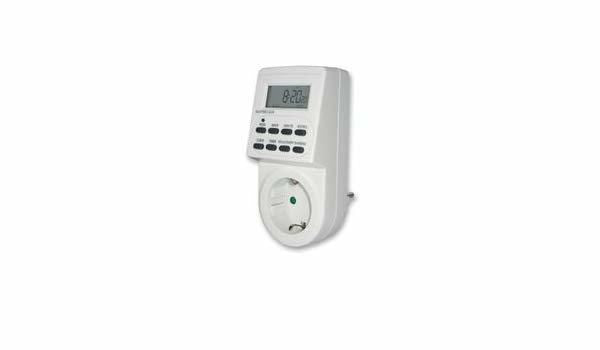 Brennenstuhl Electrical timer Daily/Weekly timer White 1506550, Daily/Weekly timer, White, Digital, LCD, Buttons, Plastic