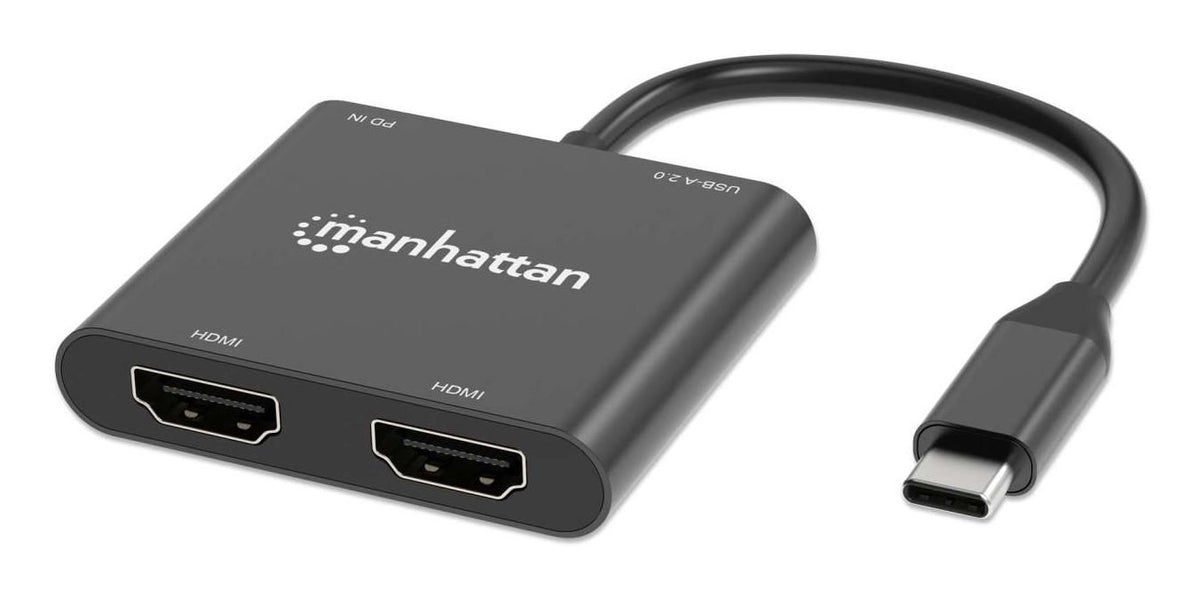 Manhattan Hdmi Cable With Ethernet, 4K@30Hz (High Speed), 2M, Male To Male, Black, Equivalent To Hdmm2Mhs, Ultra Hd 4K X 2K, Fully Shielded,