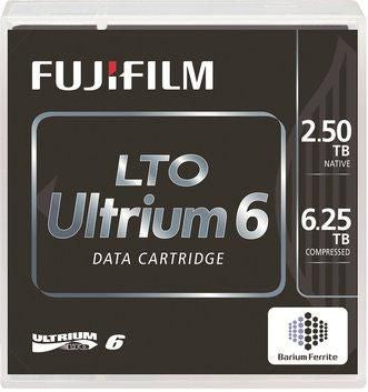 Fujifilm LTO6 Ultrium 2,5TB/6,5TB LTO Ultrium 6 tape, LTO, 2500 GB, 6500 GB, 1000000 pass(es), 30 year(s), 160 MB/s