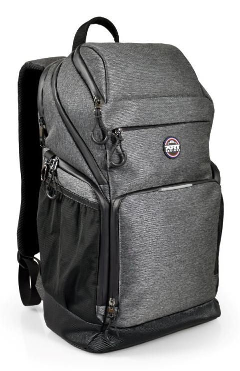 Port Designs Montreal premium 15.6" business backpack. Includes removable weather resistant rain
