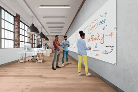 Nobo Infinity Frameless Magnetic Whiteboard 900x600mm