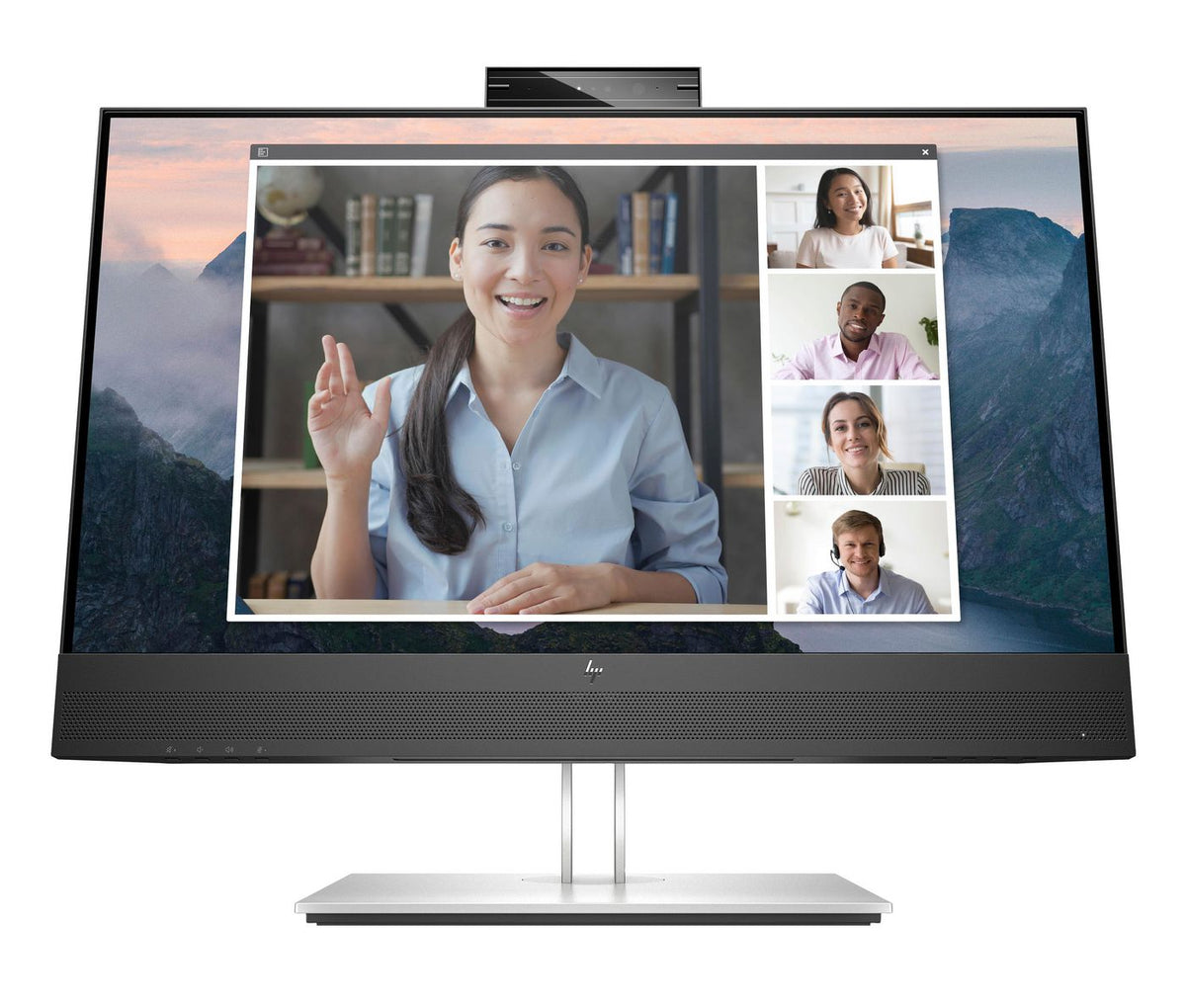 HP E24Mv G4 Computer Monitor 60.5 Cm (23.8") 1920 X 1080 Pixels Full Hd Black, Silver