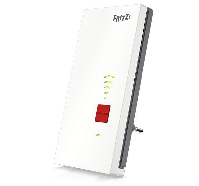 AVM Z!Repeater Repeater 2400 Network transmitter & receiver Grey, White 10, 100, 1000 Mbit/s FRITZ!Repeater Repeater 2400, Network