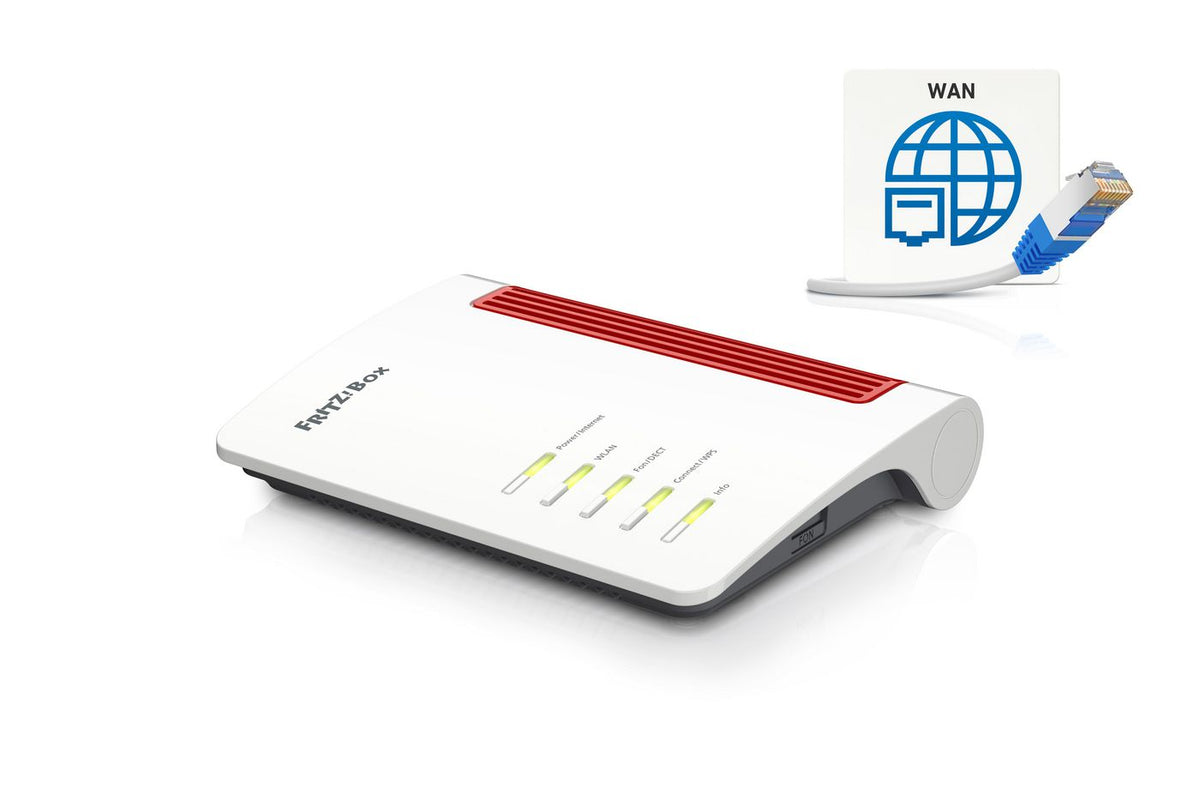 AVM Fritz!Box 4050 Wireless Router Gigabit Ethernet Dual-Band (2.4 Ghz / 5 Ghz) Black, White