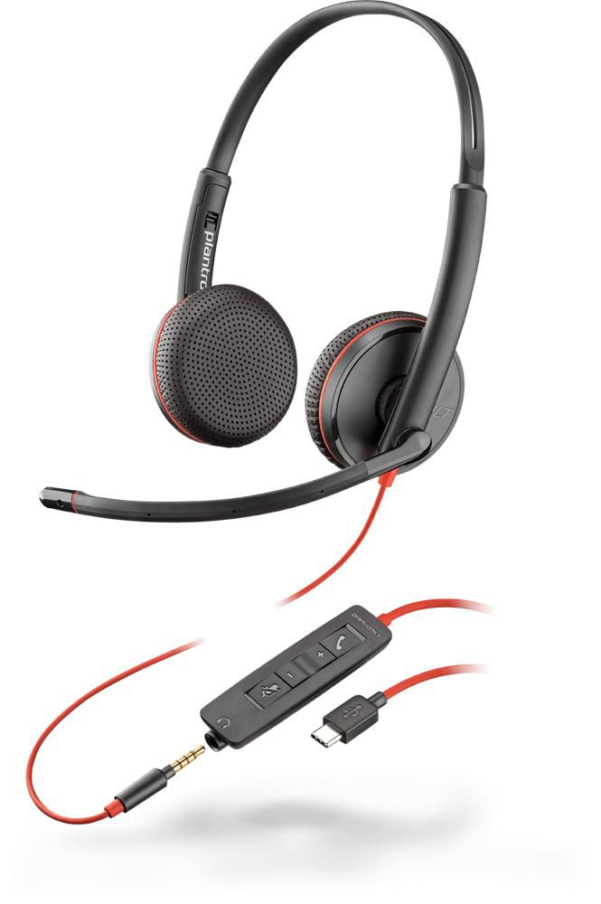 Poly re C3225 Headset Head-band Black re C3225, Headset, Head-band, Office/Call center, Black, Binaural, Volume +,Volume -