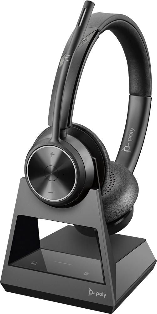 Poly 00 Headset Wireless Handheld Office/Call center Black 00, Headset, Handheld, Office/Call center, Black, Binaural, Answer/end call, Mute,