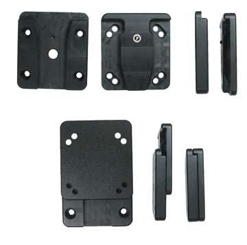 Brodit Device Mounting Adapter Device mounting adapter, AMPS-standard holes. Device Mounting Adapter, Black
