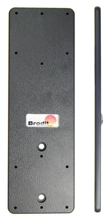 Brodit Mounting plate Extension plate, 155x50x5mm. With predrilled holes. Mounting Accessories