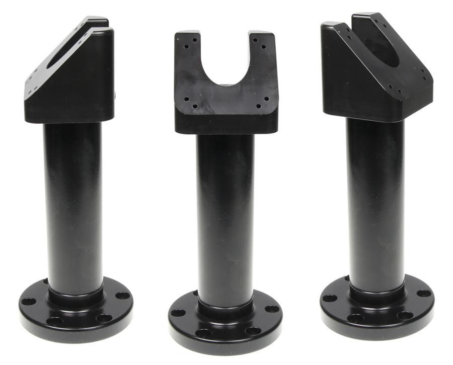 Brodit Pedestal Mount Swiveling pedestal mount, with angled top part 45°. Black. Pedestal mount, Active holder, Indoor, Black