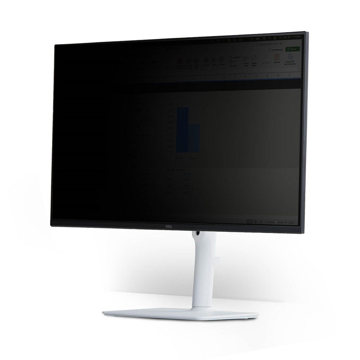 StarTech.com Magnetic Monitor Privacy Screen For 21.5" 16:9 Widescreen Display, Removable Filter, Anti-Glare/Glossy, Blue Light Reducing