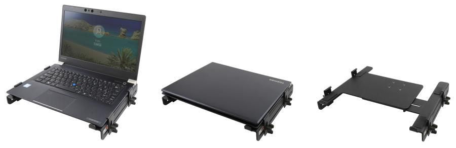 Brodit Holder Laptop holder. Fits laptops with width 283-384 mm, max thickness 25 mm. With 4 mm AMPS holes 216033, Laptop, Passive holder,