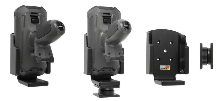 Brodit Passive holder with tilt swivel Fits devices with pistolgrip. Device placed face down in holder. Wit 216134, Mobile