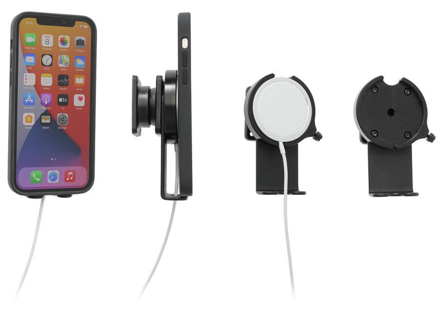 Brodit Mount with tilt swivel For use with Apple MagSafe Charger (Apple article no. MHXH3ZM/A) (Not includ 216176, Mobile