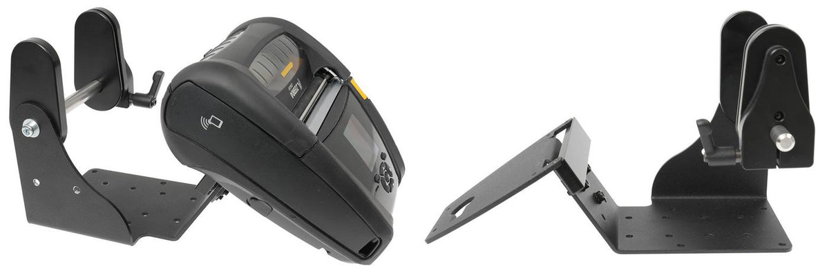 Brodit Fits devices with Eliminator battery. With AMPS, VESA 75 holes. Valid for Zebra ZQ630
