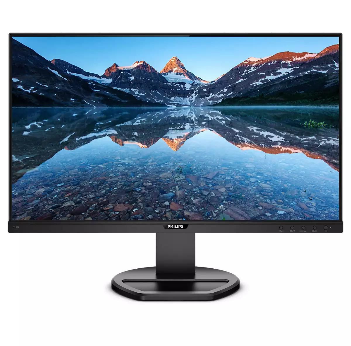 Philips B Line 243B9/00 computer monitor 60.5 cm (23.8") 1920 x 1080 pixels Full HD LED Black B Line 243B9/00, 60.5 cm (23.8"), 1920 x 1080
