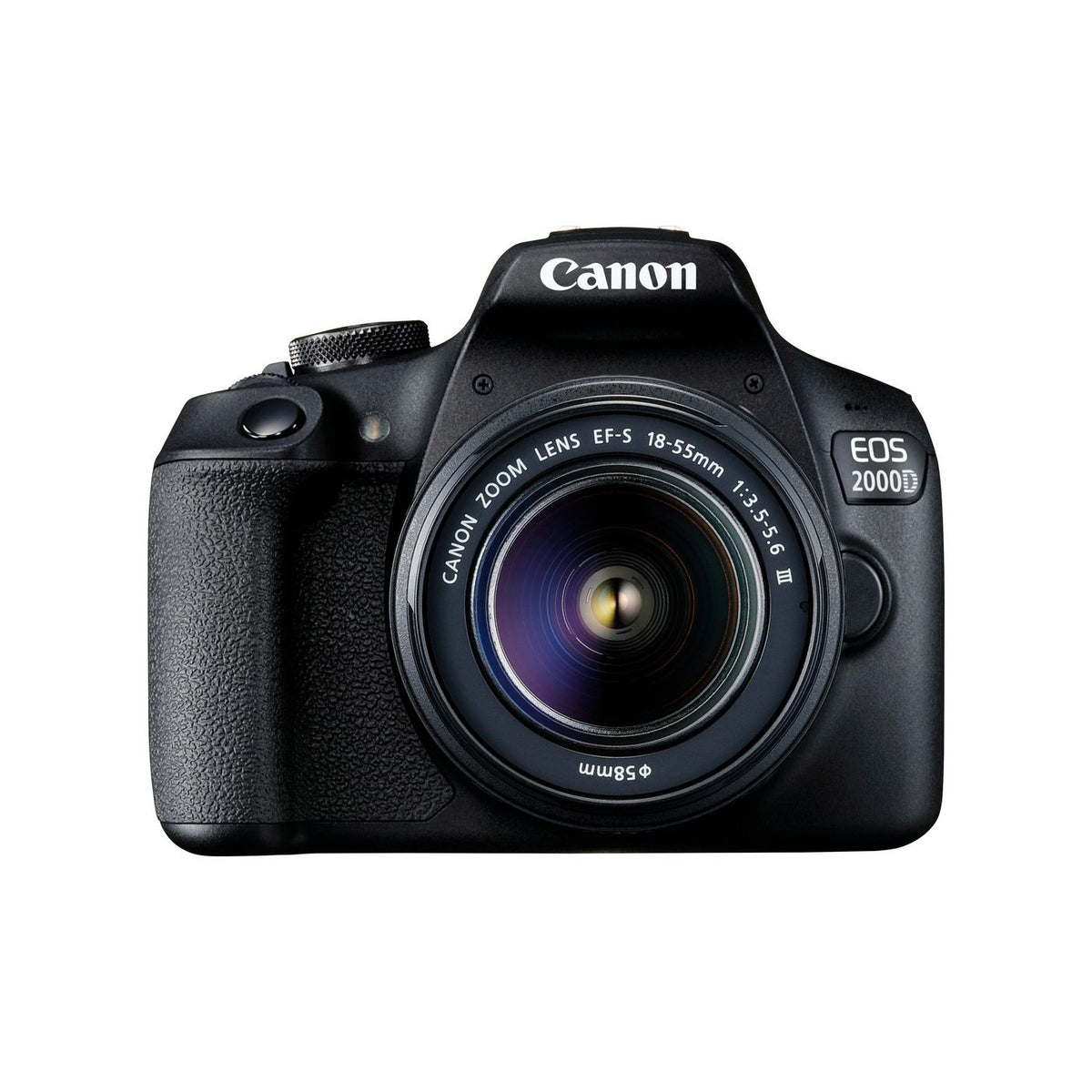 Canon CAMERA EOS 2000D 18-55 III EOS 2000D + EF-S 18-55mm f/3.5-5.6 III, 24.1 MP, 6000 x 4000 pixels, CMOS, Full HD, Black