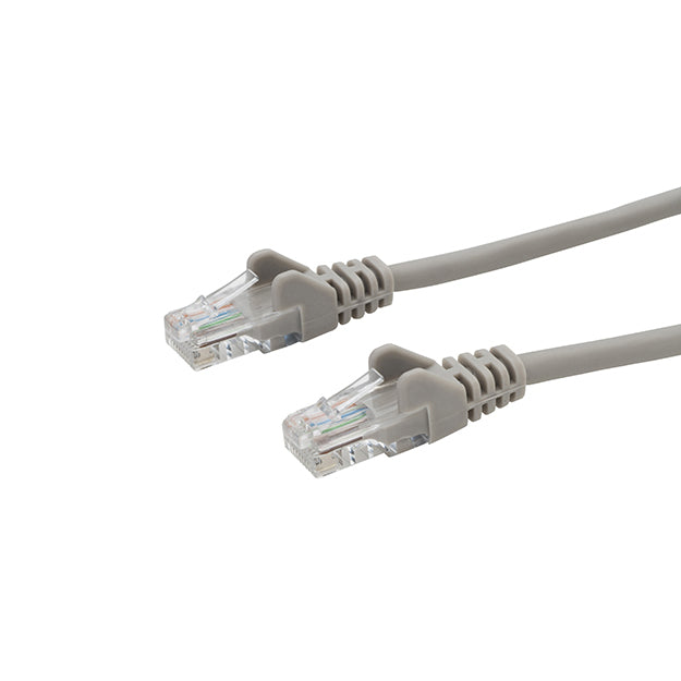 connektgear 35m RJ45 CAT5e UTP Stranded Flush Moulded Network Cable - 24AWG - Grey