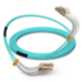 Lanview LVO2314705-FLEX InfiniBand/fibre optic cable 0.5 m LC Aqua colour