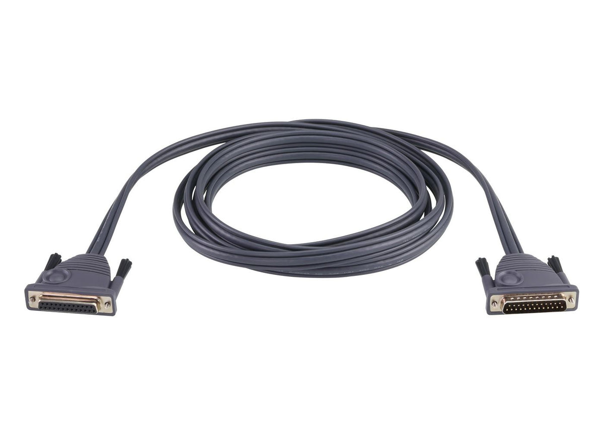 Aten Daisy Chain Cable 1.8m 2L1701, Black, 1.8 m, DB-25, DB-25, Male/Female, ACS1208A ACS1216A CL1008M CL5708M CL5716M CS1708A CS1708i