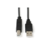 Microconnect USBAB2B USB cable USB 2.0 1.8 m USB A USB B Black