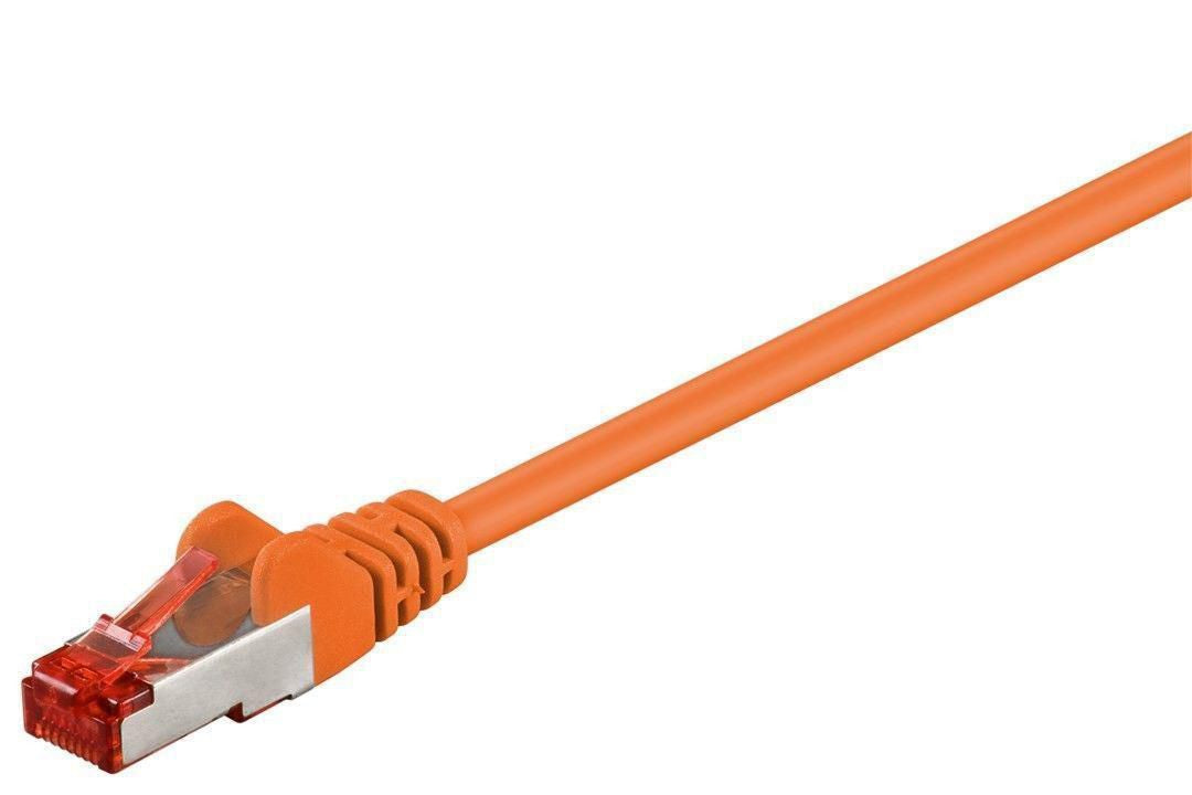 Microconnect SSTP625O networking cable Orange 25 m Cat6 S/FTP (S-STP) Round